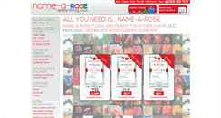 Desktop Screenshot of name-a-rose.com